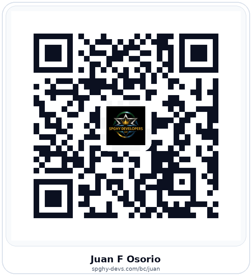 QR code for Juan F Osorio