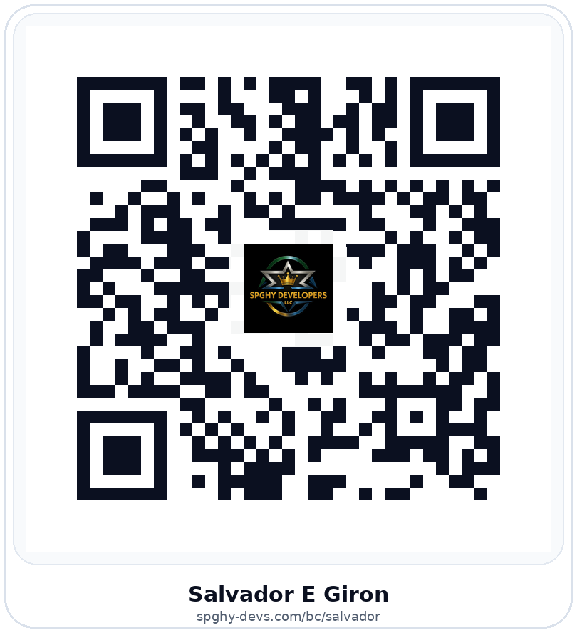 QR code for Salvador E Giron