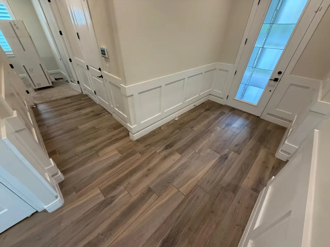 Wainscoting hallway